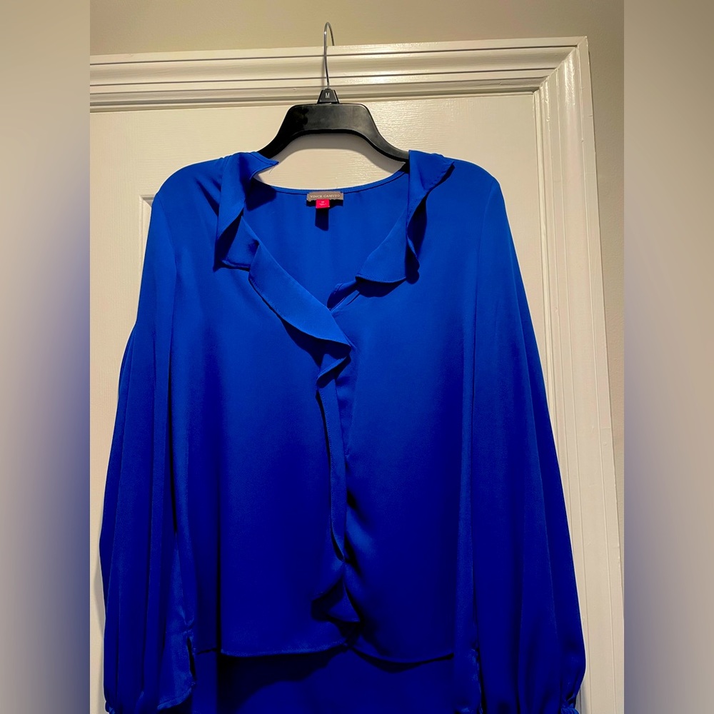 Vince Camuto Blouse NWT royal rich blue